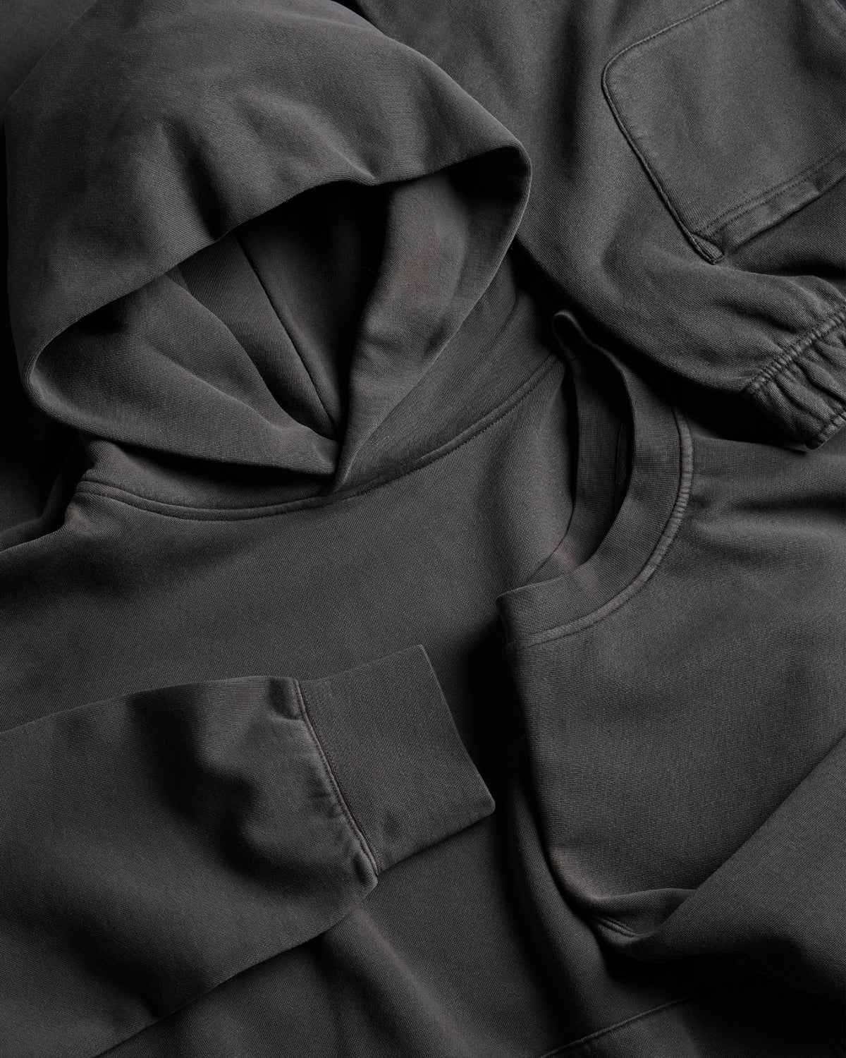 Five-Black Hoodie