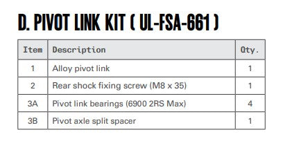 FSA UPPER LINK KIT